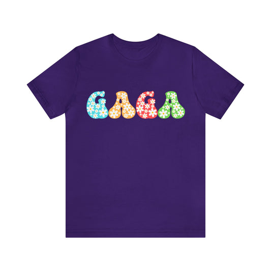 Floral Gaga T-Shirt, Gaga Shirt, Groovy Gaga, Groovy Grandma, Retro Gaga Shirt