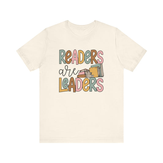 Readers Are Leaders Tee, Teacher T-Shirt, Librarian Tee