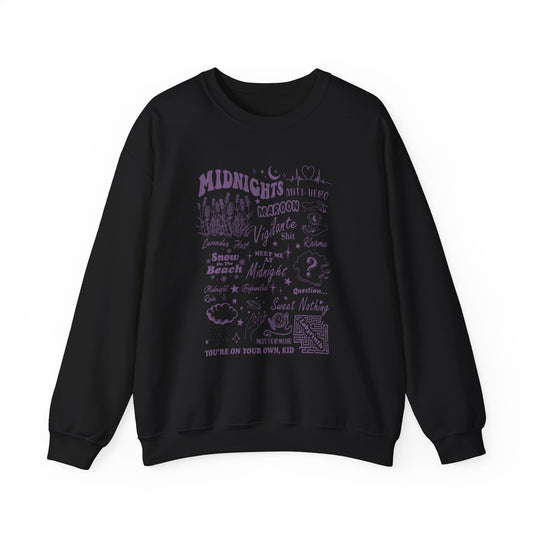 Midnights Crewneck, Taylor Swift Midnights Inspired Sweatshirt