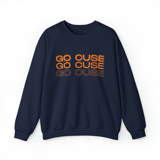 Syracuse Crewneck Sweatshirt, Go Cuse Sweatshirt, Go Cuse Crewneck, Go Cuse Go Cuse Go Cuse