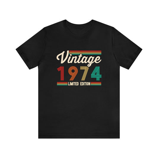 50th Birthday Shirt, Vintage 1974 T-Shirt