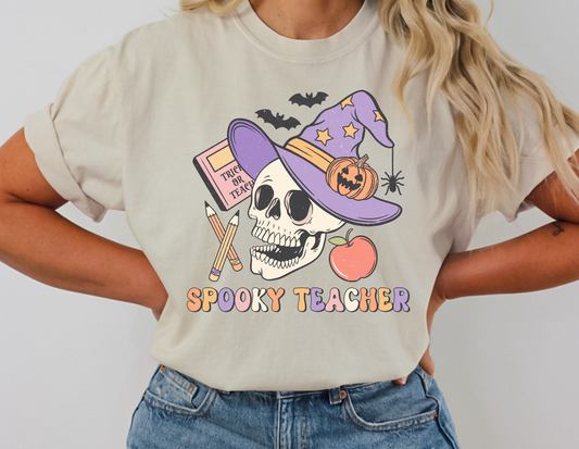 Spooky Teacher Tee