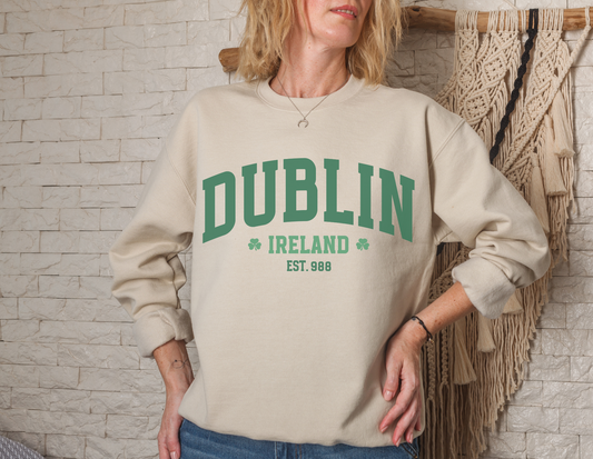 Dublin Sweatshirt, St. Patrick's Day Crew